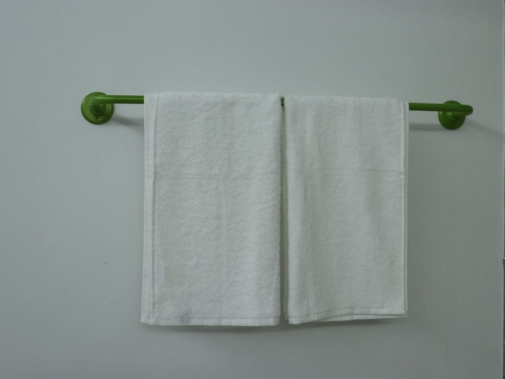 U Shaped Shower Towel Rack and Hanger, Single Rod- 16 millimeters thick