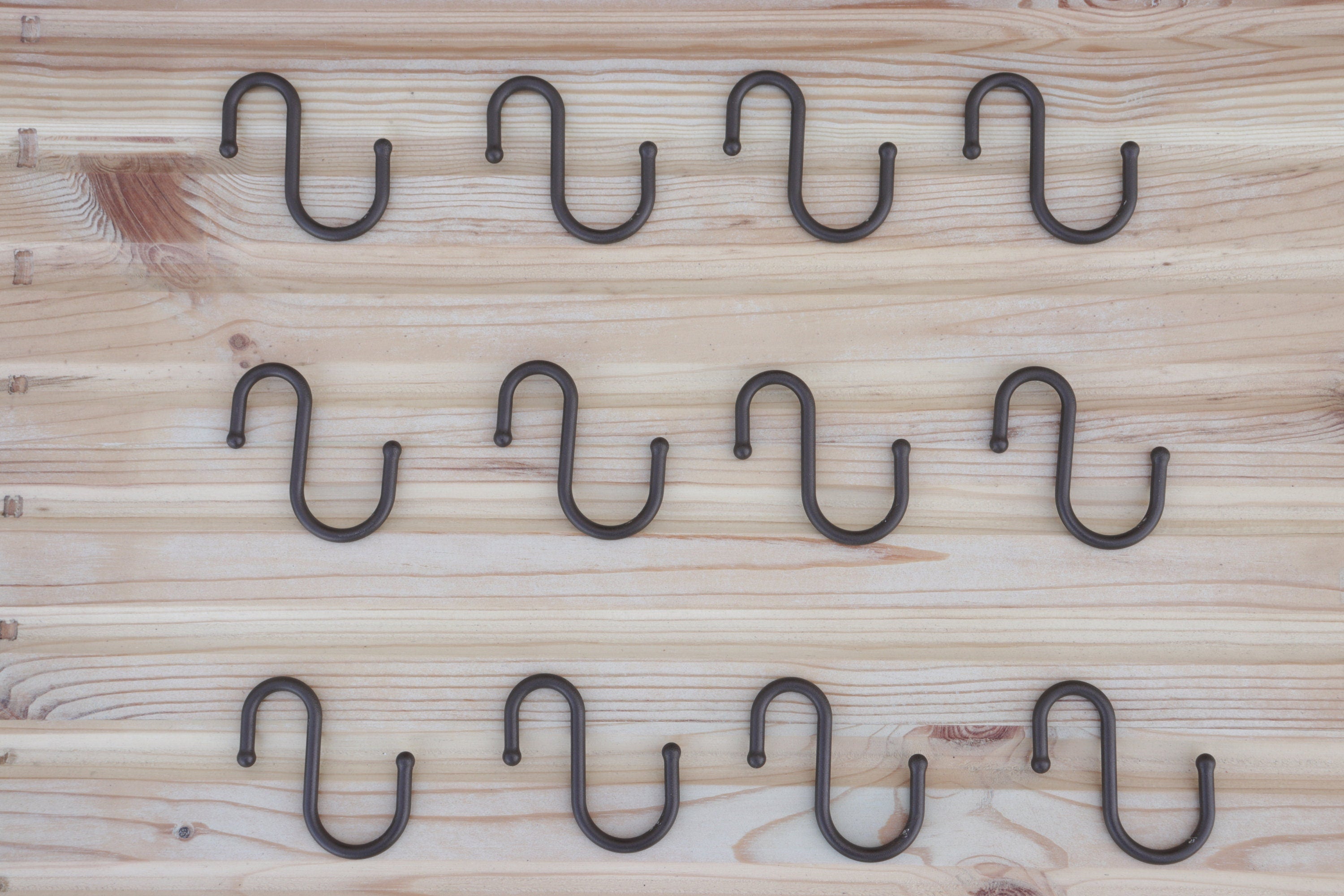 Steel Shower Curtain Hooks(Set) for Shower Curtain Rods- 16 mm./22 mm.