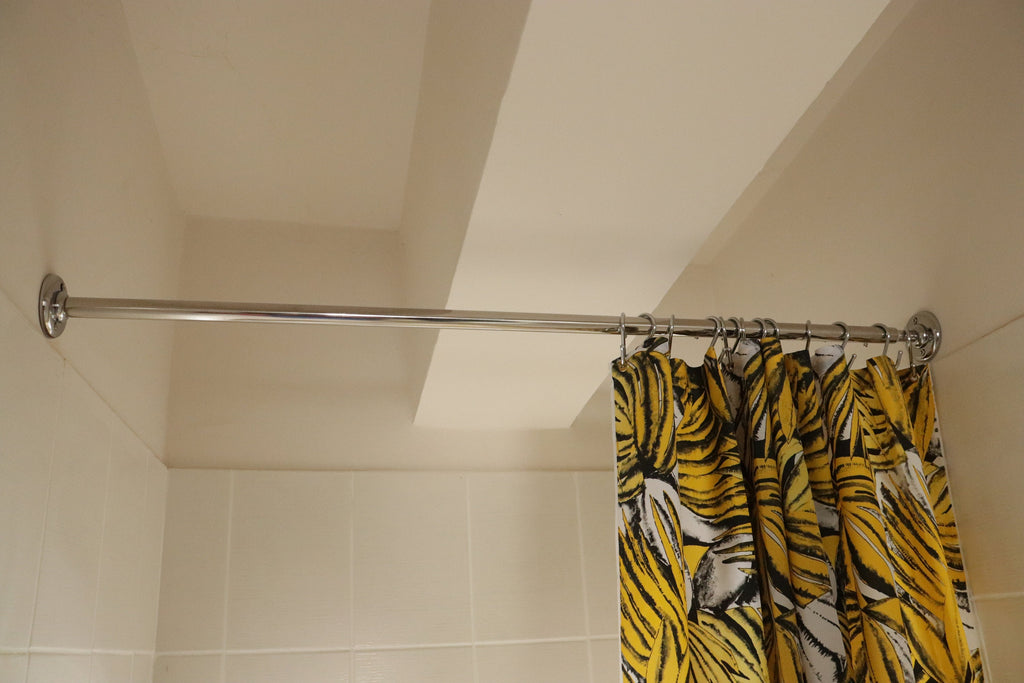 Straight Shower Curtain Rod for Bathroom, Fitting and Dressing room with Custom Size