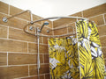 Circle Shaped 360 degrees Shower Curtain Rod for Bathroom, Fitting and Dressing room with Wall Brackets