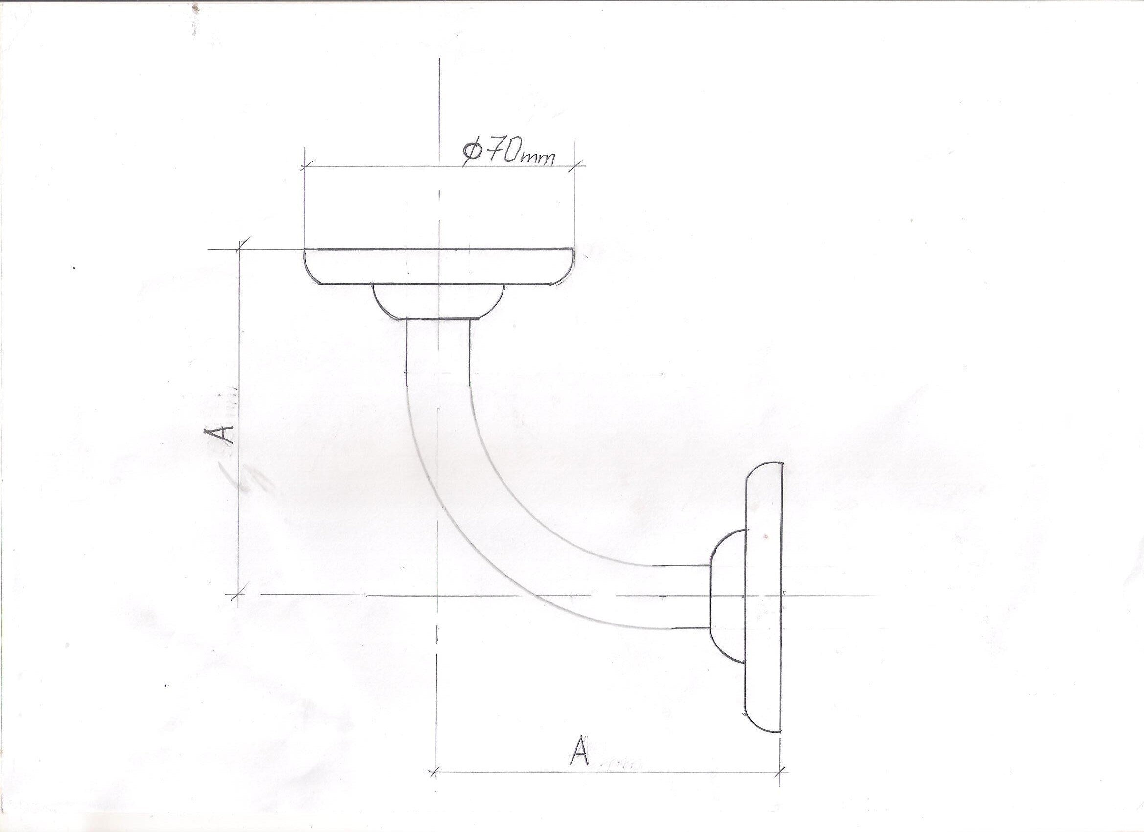 Curved Angle Steel Supports (Set- 2pc.) for Shelves, Racks, Boards, Panes and Rafts
