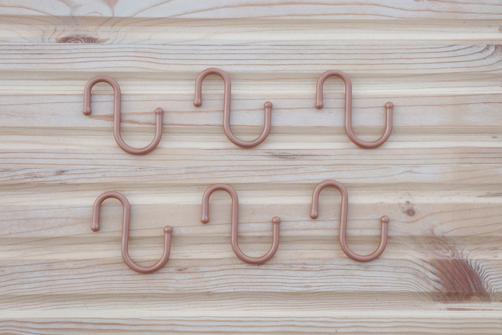 Steel Shower Curtain Hooks(Set) for Shower Curtain Rods- 16 mm./22 mm.
