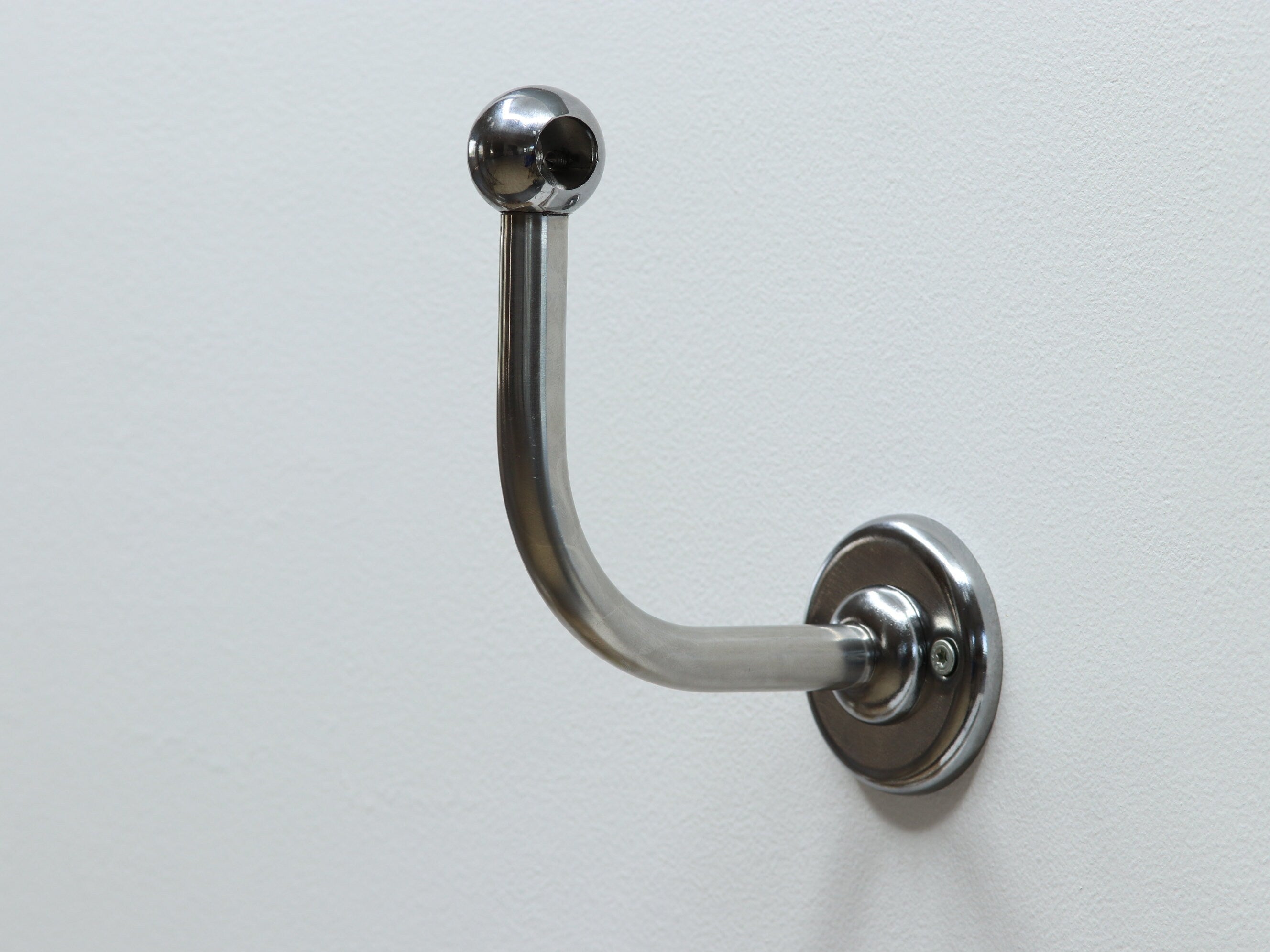 Standard Curved Angle Steel Support for Shower Curtain Rods with Wall Montage(L- shaped, U- shaped or other rod for wall montage)