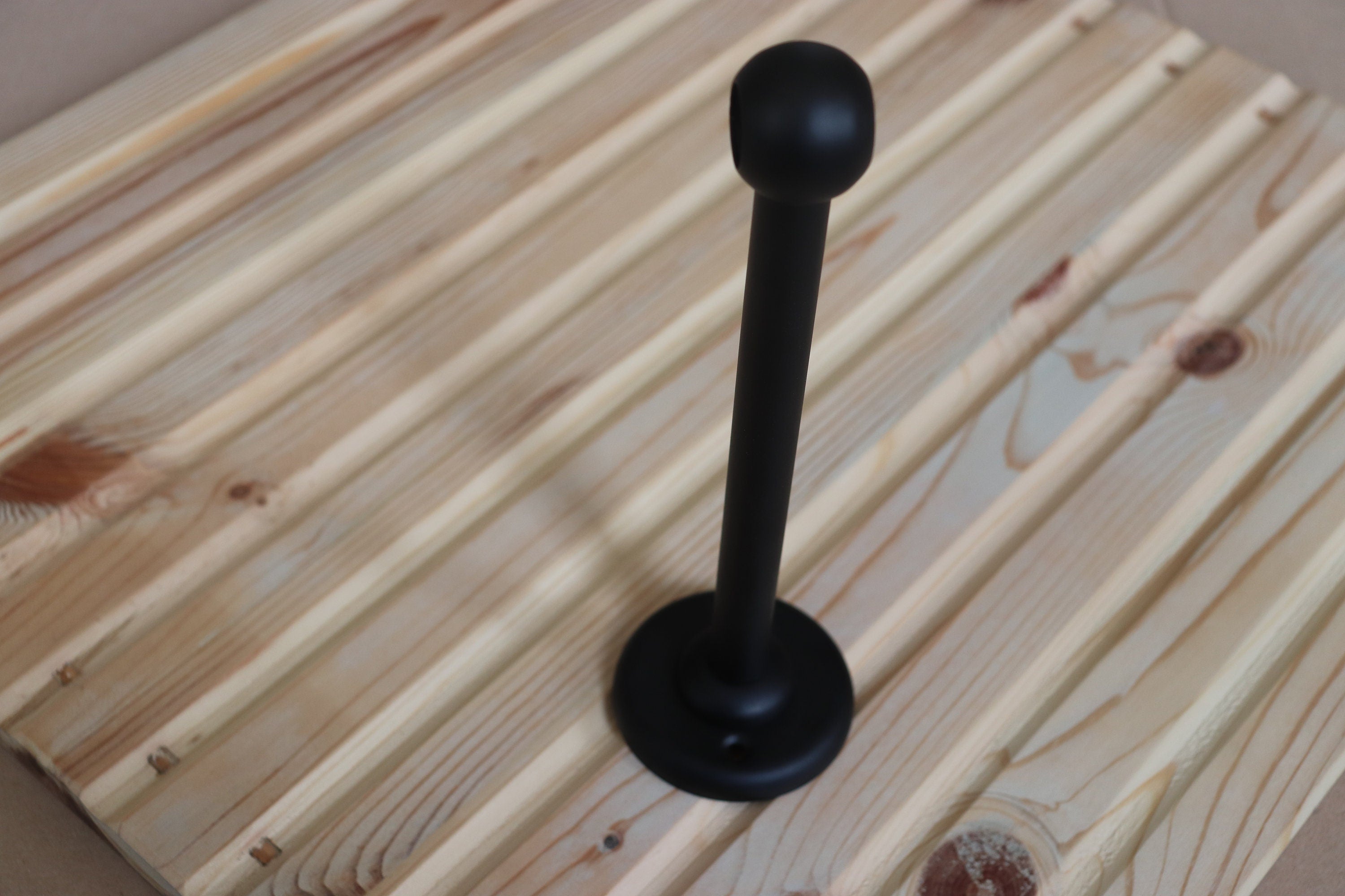 Straight Steel Support (1pc.) for Shower Curtain Rods- 16 mm.