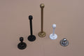 Straight Steel Supports (Set- 3pc.) for Shower Curtain Rods- 16 mm.