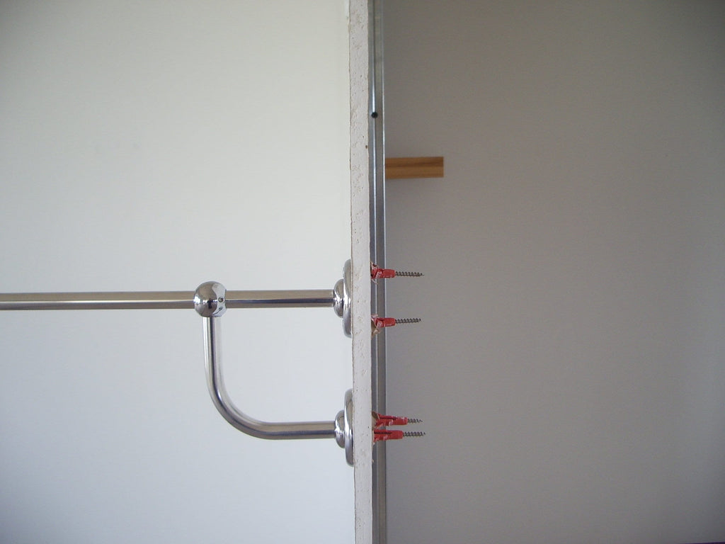 Circle Shaped 360 degrees Shower Curtain Rod for Bathroom, Fitting and Dressing room with Wall Brackets