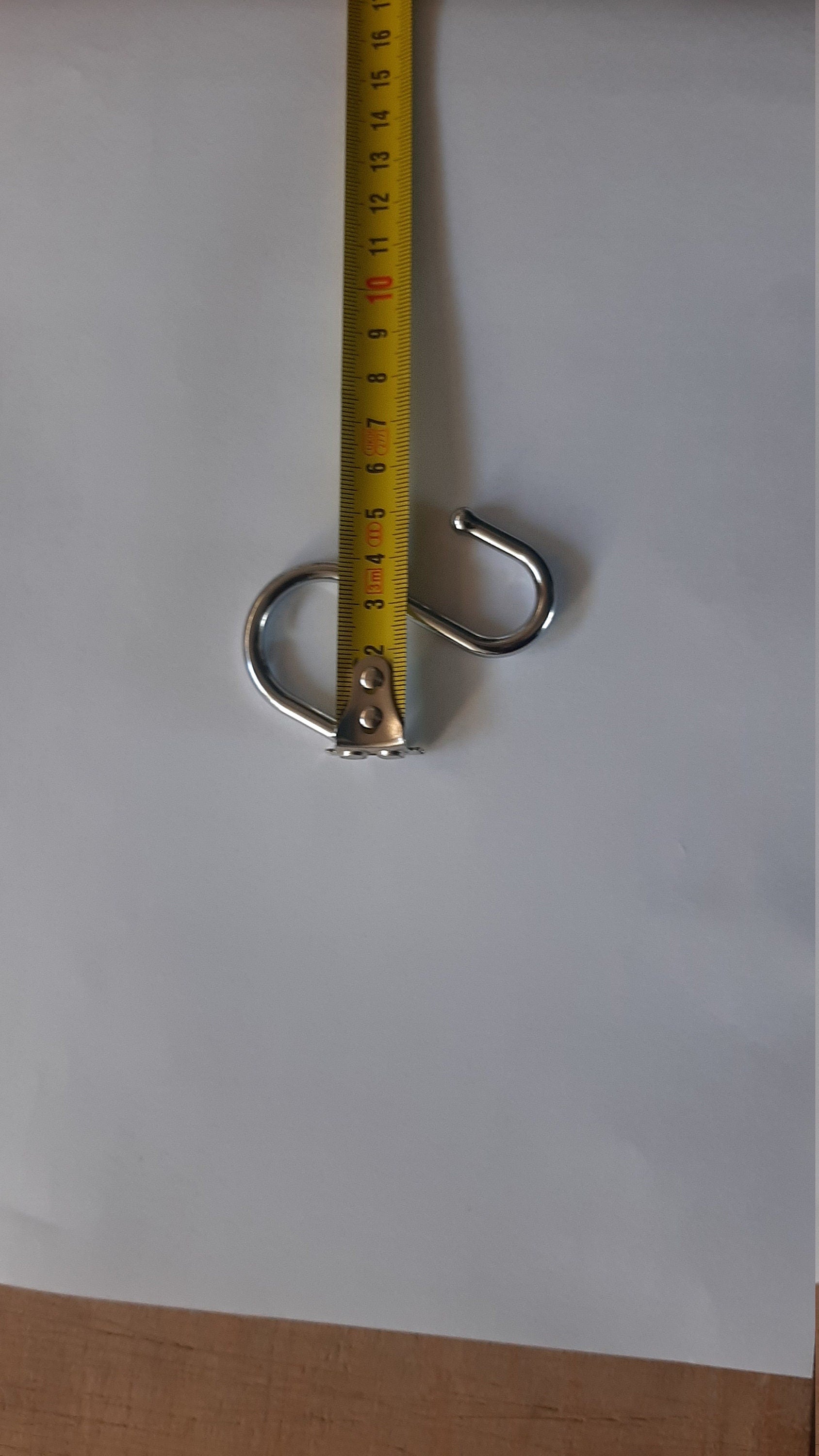 Steel Shower Curtain Hooks(Set) for Shower Curtain Rods- 16 mm./22 mm.