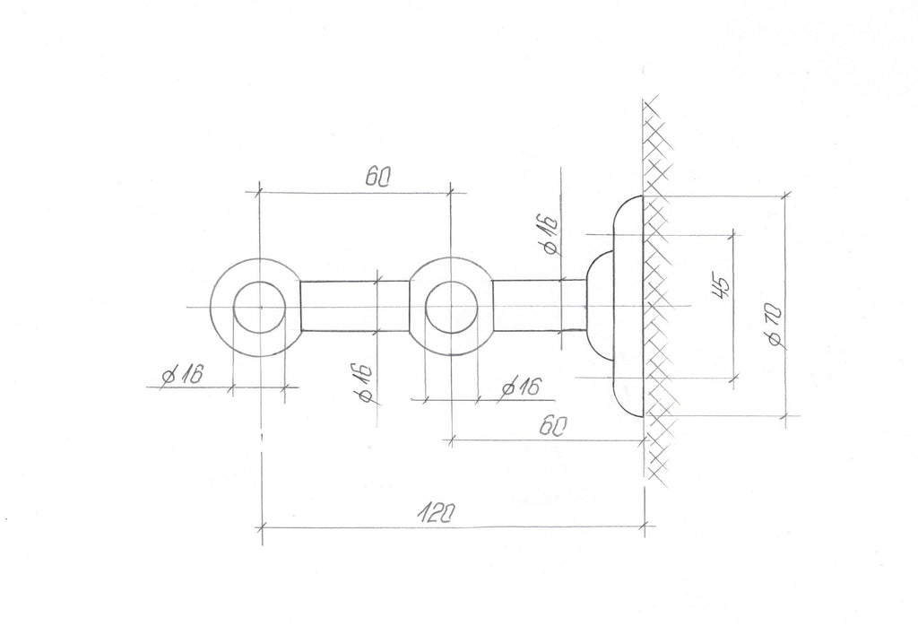 Double Curtain Rod for Window with Steel Rings and Hooks, Double Wall Brackets and Cube Ends