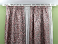 Double Curtain Rod & Rail with Different Pipes for Window, Steel Rings and Hooks, Rollers, Double Short Ceiling Brackets and Cylinder Ends
