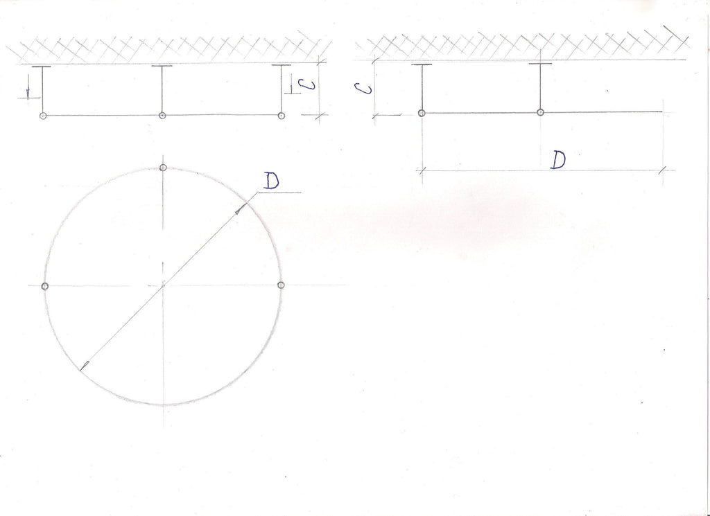 Circle Shaped 360 degrees Shower Curtain Rod for Bathroom, Fitting and Dressing room with Ceiling Brackets