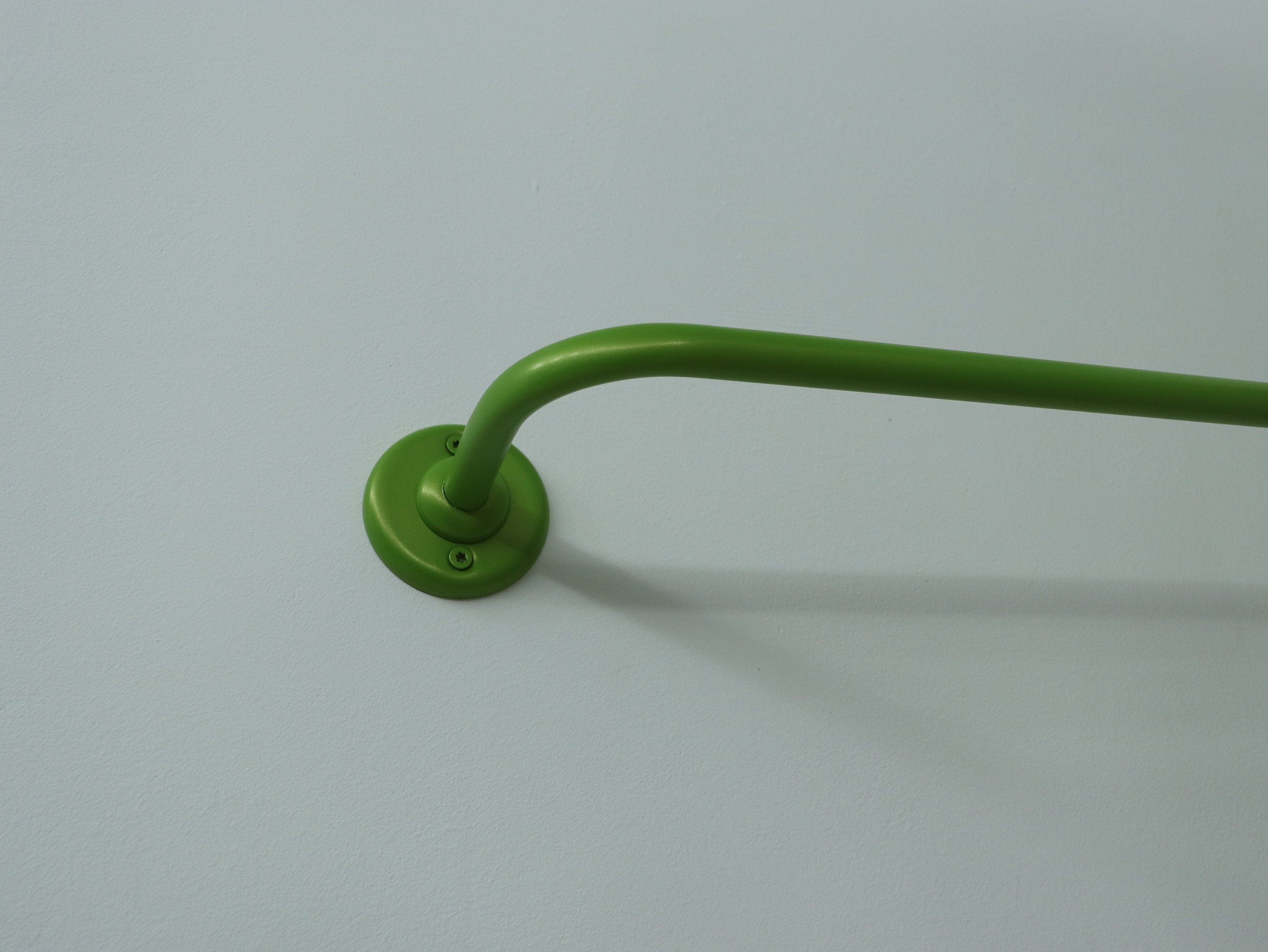 U Shaped Shower Towel Rack and Hanger, Single Rod- 16 millimeters thick