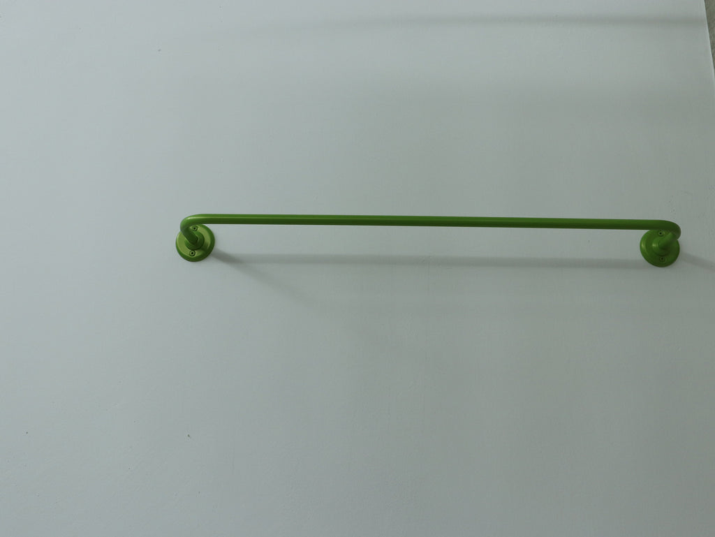 U Shaped Shower Towel Rack and Hanger, Single Rod- 16 millimeters thick