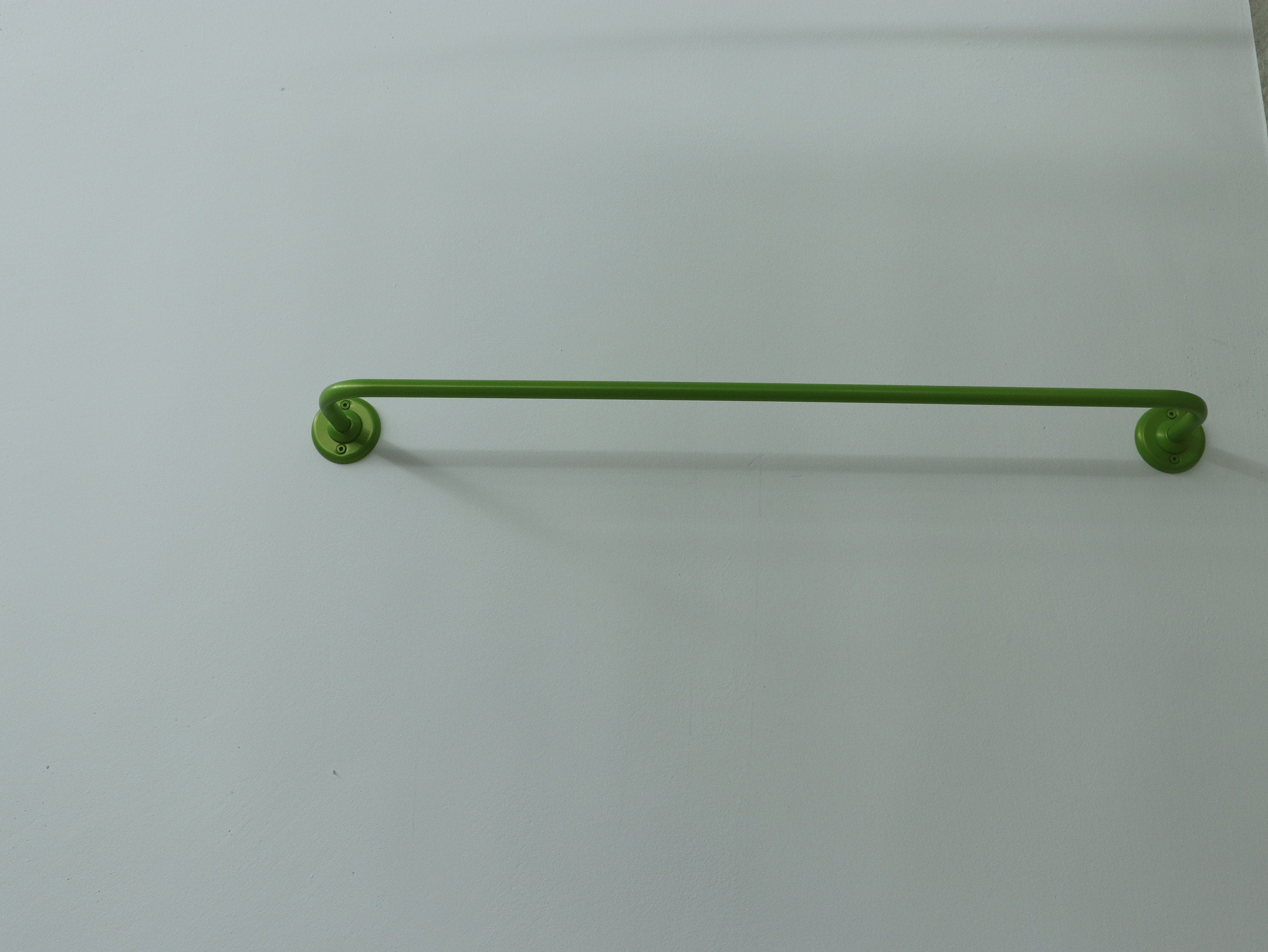 U Shaped Shower Towel Rack and Hanger, Single Rod- 16 millimeters thick
