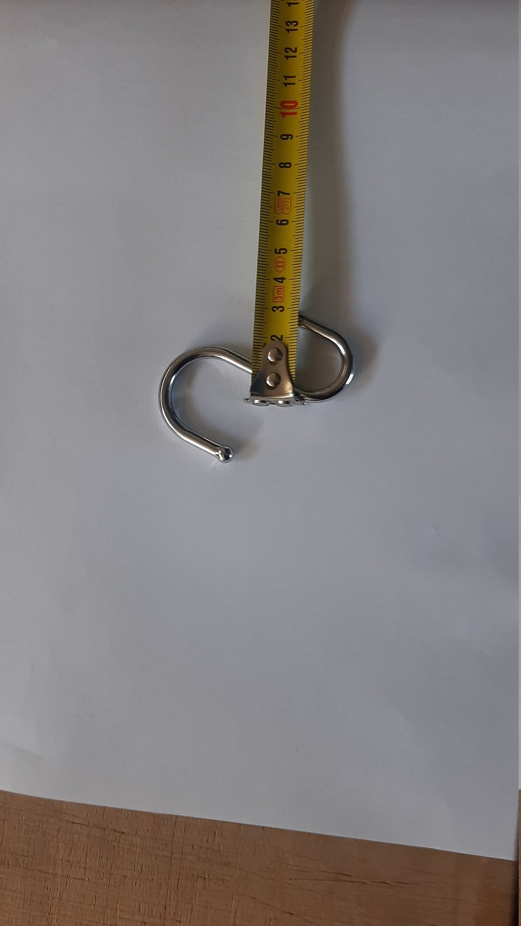 Steel Shower Curtain Hooks(Set) for Shower Curtain Rods- 16 mm./22 mm.