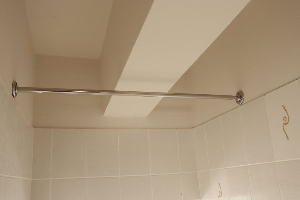 Straight Shower Curtain Rod for Bathroom, Fitting and Dressing room with Custom Size