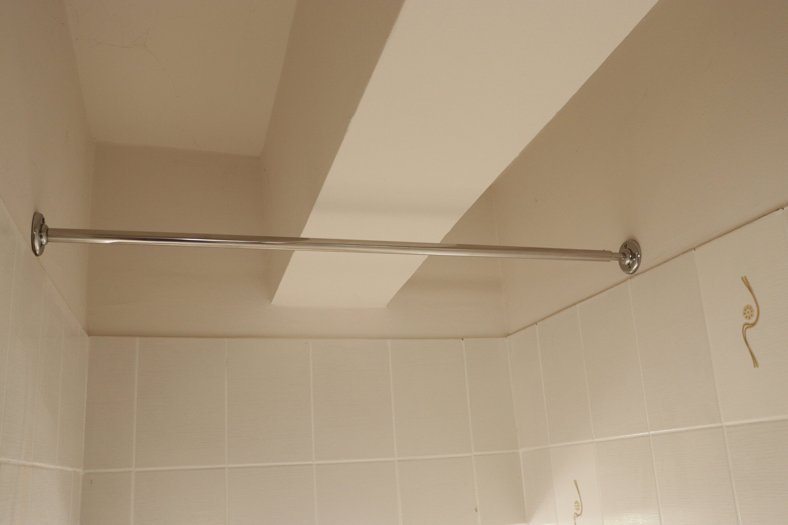 Straight Shower Curtain Rod for Bathroom, Fitting and Dressing room with Custom Size