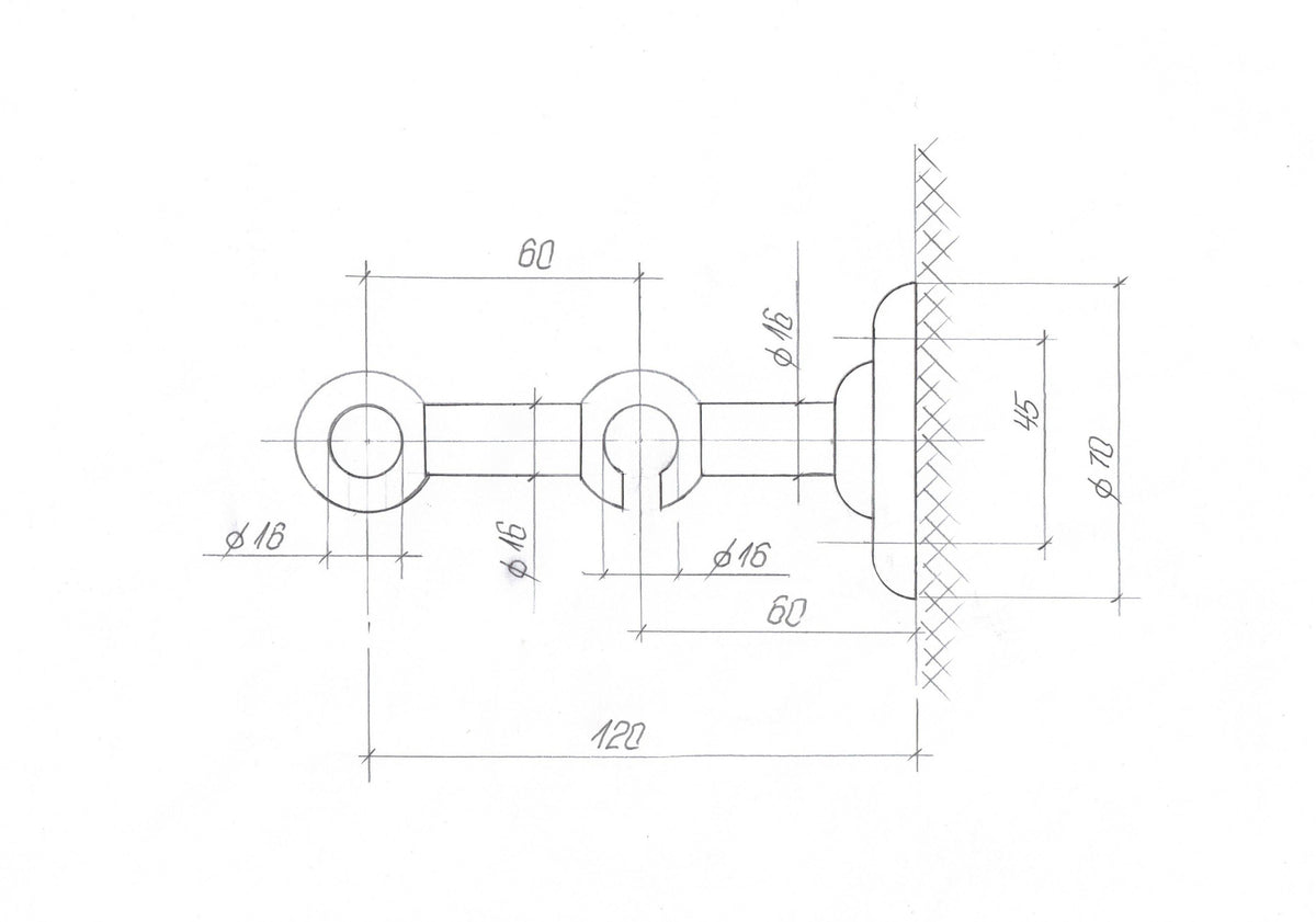 Double Curtain Rod & Rail for Window, Steel Rings and Hooks, Rollers, Double Standard Wall Brackets and Cylinder Ends