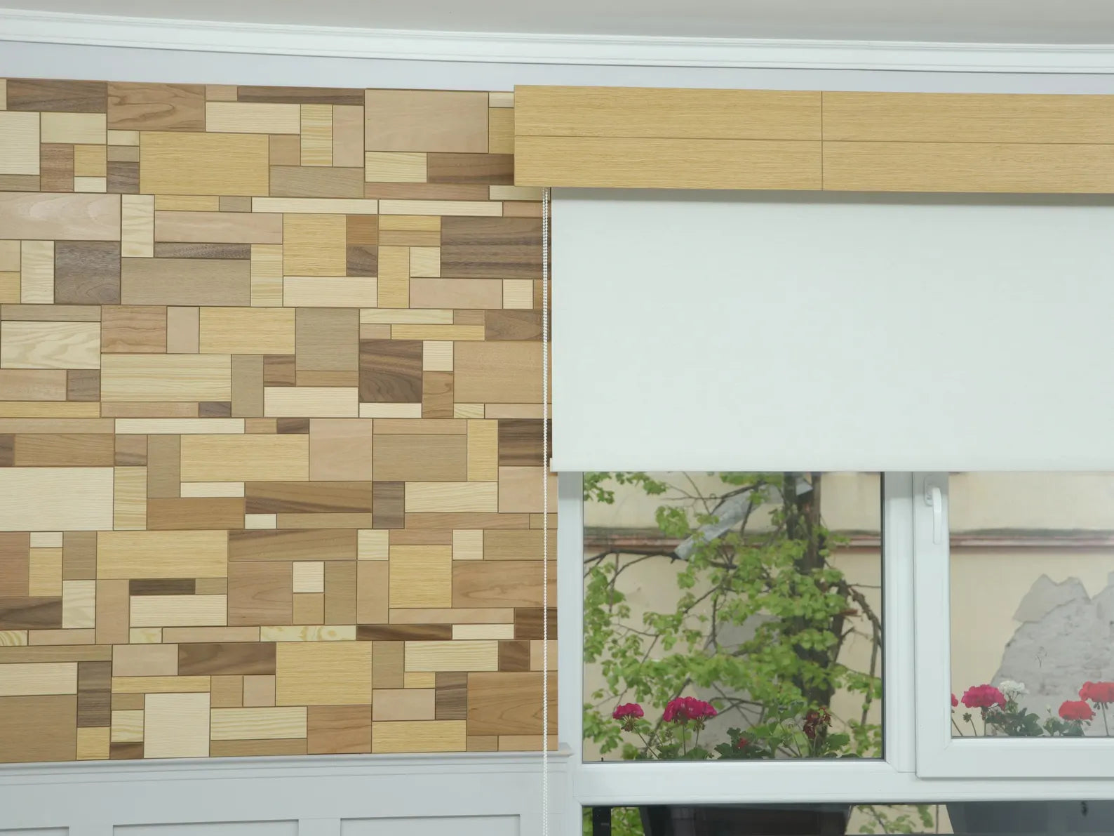 Decor Wall Panel, Board Type #1, MDF combination with 8 Type of Natural Veneer(Oak, Walnut, Pine, Beech, Cherry, Ash, Anigre and Fineline)